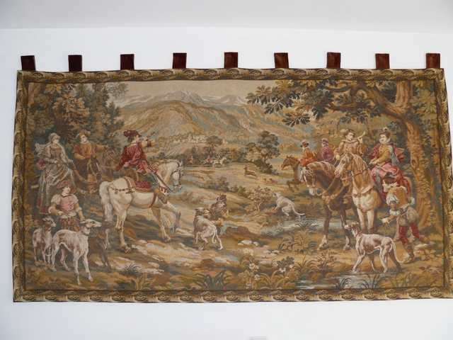 Tapisserie, Bildteppich, Gobelin, aus Aubusson, 188x98